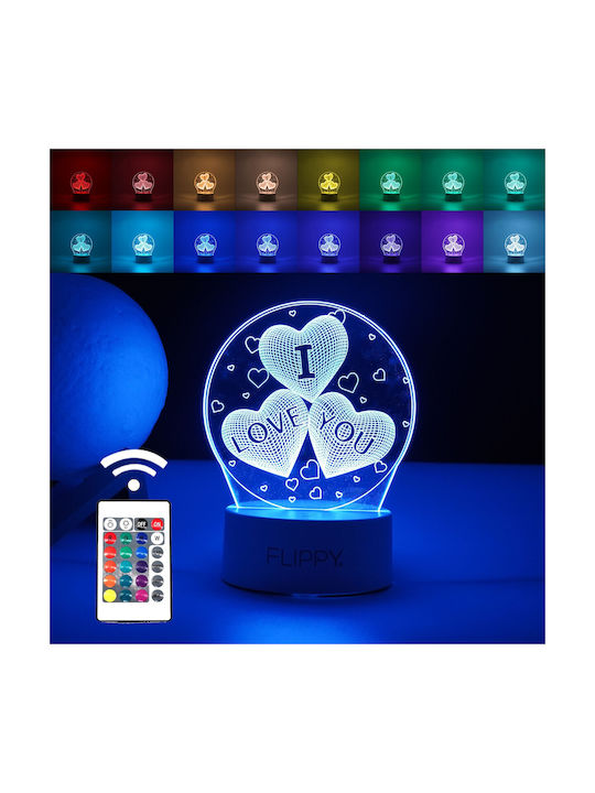 Alista Home Διακοσμητικό Φωτιστικό LED Love 3x3εκ.