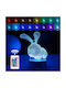 Alista Home Διακοσμητικό Φωτιστικό LED 3D Illusion 3x3εκ.