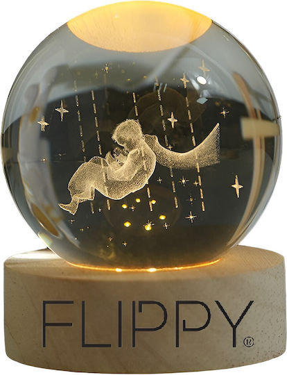 Alista Home Διακοσμητικό Φωτιστικό LED Θερμό Λευκό Crystal Ball 3x3εκ.