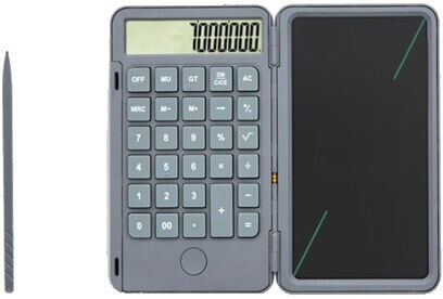 Alista Home Calculator de Buzunar cu 12 Cifre în Culoare Gri