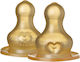 Bibs Silicone Medium Flow Teats 2 Pieces