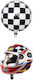 Set 2 Baloane Zi De Naștere Disney Cars Folie Multicolore
