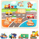 Puzzle Din Lemn Pentru Copii 3+ Ani 9 Piese Alista Home