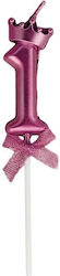 Number 1 Candle Alista Home Crown Bow Design Ca...