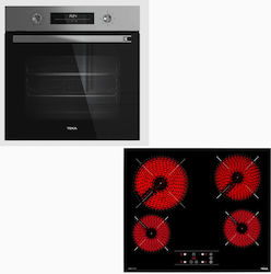 Teka Κάτω Πάγκου με Κεραμικές Εστίες Inox HSB 6466 SS & TBC 64010 TTC