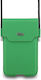 Lacoste Pvc Iconic Petit Pique Metal Logo Phone Pouch Xl Green Lcpsp17xplan