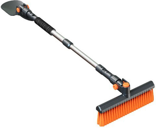 Răzuitoare de Gheață Auto Două Capete Alista Home Dezghețare Auto Mâner Lung Ergonomic Detasabil Geamuri Caroserie Ușor de Folosit 48 cm 78 cm Gri Închis