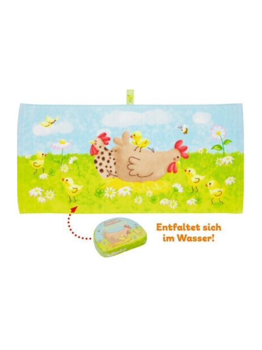 Die Spiegelburg Baby-Handtuch Gesichtshandtuch Hühner