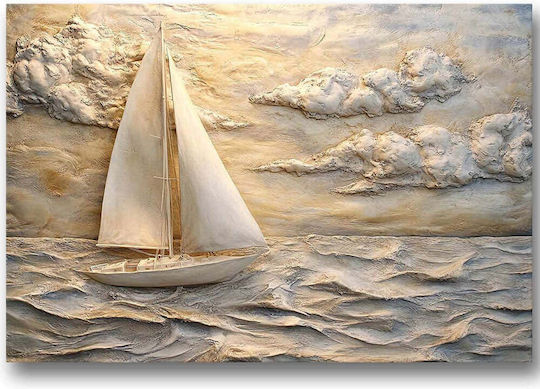 Canvas Painting Wabisabi 895fna1420 100x70cm Multi Horizontal Wood Canvas
