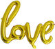 Buchstaben Folie Jumbo Gold 102cm
