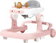 Alista Home Baby Walker with Music Pink