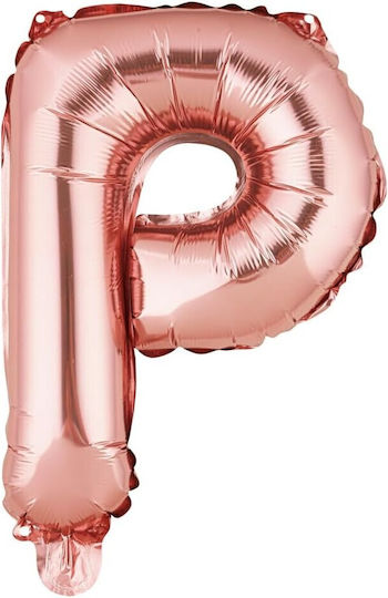 Scrisoare Ρ Folie Rose Gold 40 cm