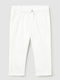 Pantalon Pentru Copii Din In Alb