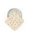 Alista Home Umărul Burp Cloth Bumbac Bej 25x25 cm