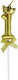 Nummer 1 Kuchenkerze Krone Design Gold Alista H...