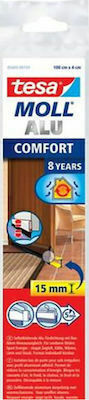 Tesa Comfort Aerostop Door Rod with Brush in Brown Color 1mx4cm