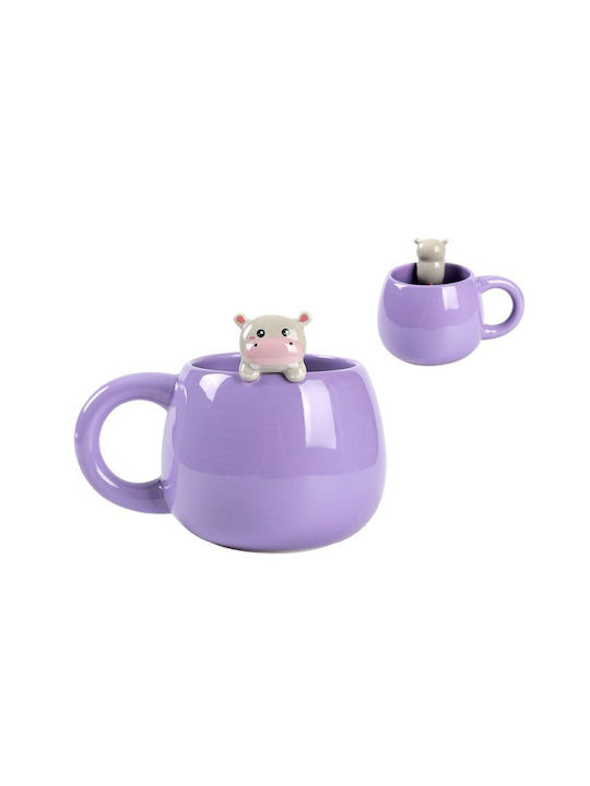 I-Total Charm Tasse Keramik Lila 450ml