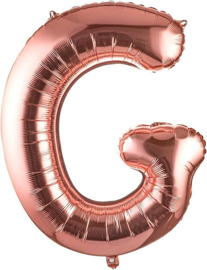 Letter G Foil Jumbo Rose Gold 80cm