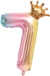 Număr 7 Transparent 80 cm Număr 7 Transparent 80 cm