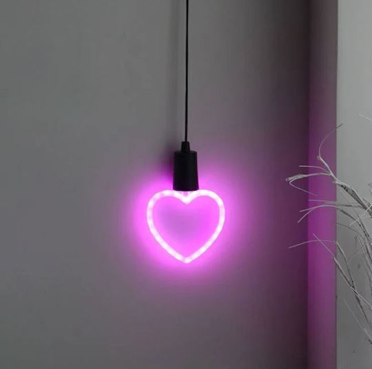 Neon Lămpi Decorative Pentru Masă Inima 15x23cm