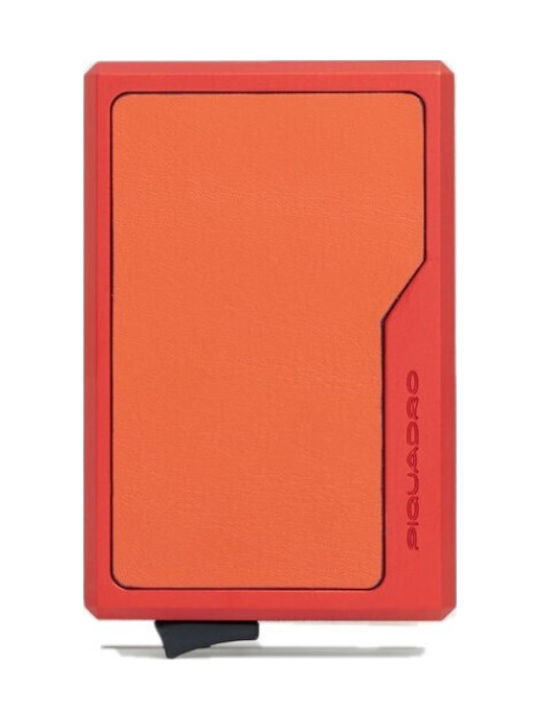 Herrenbrieftasche Karten Orange