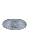 Churchill 1795 Studio Prints Oval Porcelain Blue Serving Platter 29.9x15cm 6 Pieces