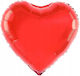 Herz Folien Luftballon Rot 40cm