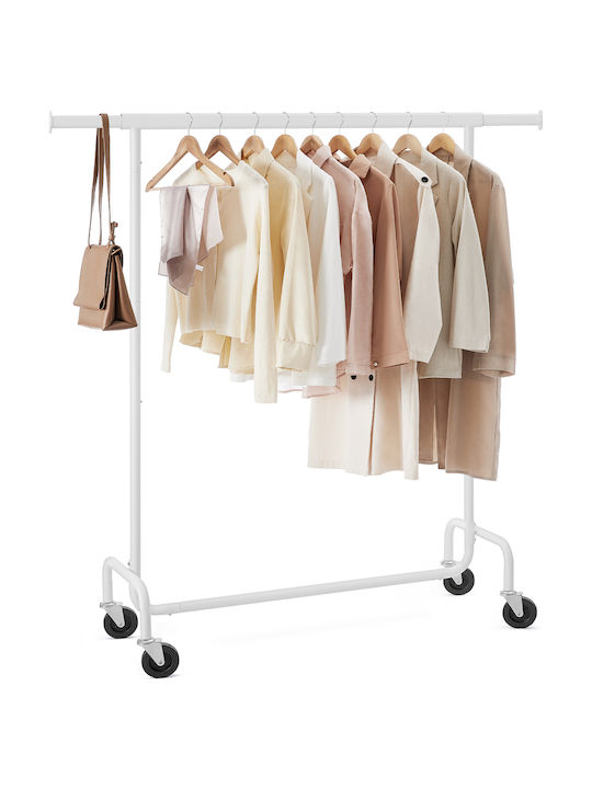 Songmics Teleskopischer Kleiderständer aus Metall Silber 150x45x162.9cm Songmics Teleskopischer Kleiderständer aus Metall Silber 150x45x162.9cm