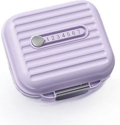 Cutie de Medicamente Alista Home Mov cu 7 Compartimente Portabilă Compactă 7.8x7.2x3.5 cm Ideală pentru Utilizare Zilnică
