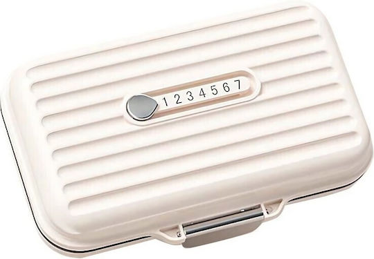 Cutie de Medicamente Alista Home Bej 7 Compartimente Portabil Compact 11x7.2x3.5 Cm Ideal pentru Utilizare Zilnică