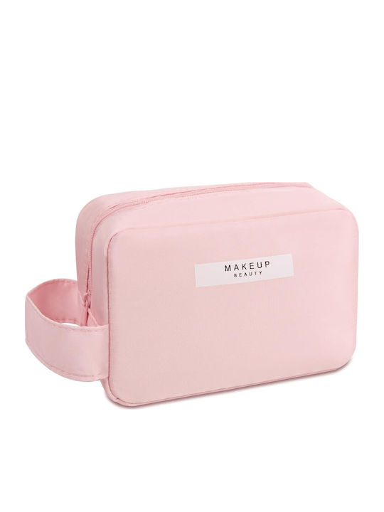 Neseser Alista Home Mâner Material Impermeabil Cosmetice 16 X 11 X 7 Cm Roz