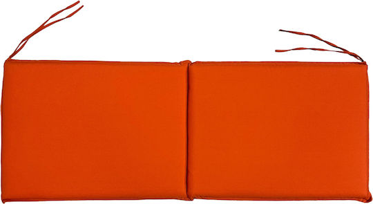 TnS Pernă Waterproof Pentru Scaune De Grădină Portocalie Închisă 45x120cm