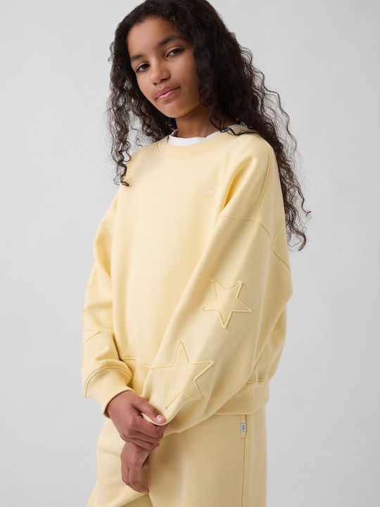 Kids Sweatshirt Fleece Lining Maize Yellow