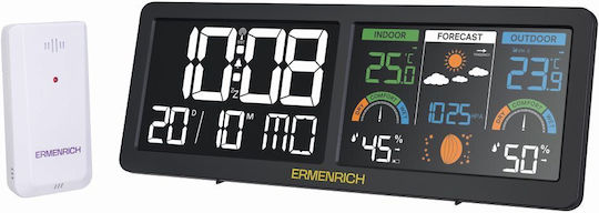 Ermenrich 86038 Kabelloser Wetterstation Digital Tischplatte Ermenrich 86038 Kabelloser Wetterstation Digital Tischplatte