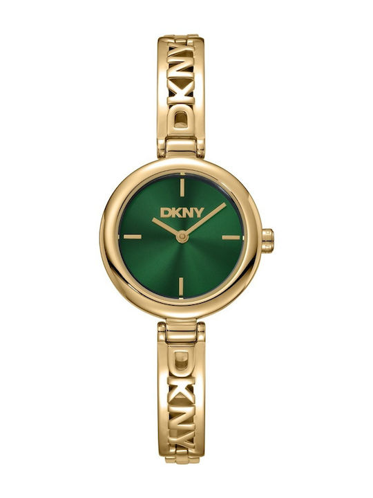 DKNY Women's Watch 26mm Battery with Gold Metal Bracelet