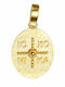 Pendant Kids Charm Double Sided with Chain Constantine Coin Gold 14K 52UK7635-P