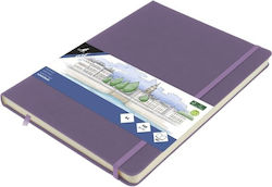 Sketchbook Α4 Heather Purple 140gr 160σελ Λαστι...