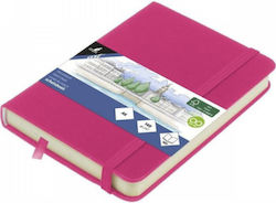 Sketchbook Α6 Hot Pink 140gr 160σελ Λαστιχο Σκλ...