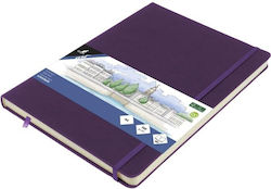 Sketchbook Α4 Purple Heart 140gr 160σελ Λαστιχο...