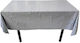 Husă De Masă Alista Home Folie Stele Aurii Imprimat Rezistentă La Apă 137 X 183 Cm Albă