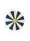 Kids Concept Kids Rug Petrol Blue 112x112cm Thickness 20mm