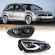 Front Led Lights 12V for Volkswagen Golf 2008-2014 2 Pieces