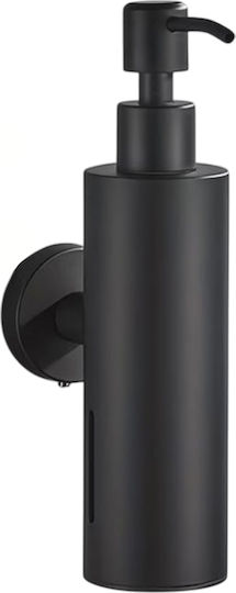 Wall Mounted Kitchen Foam Dispenser Made of Black Stainless Steel 200ml