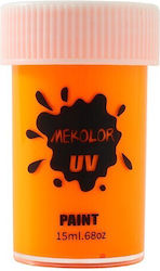 Face Body Paint Alista Home Uv Phosphorescent Pigment 15 Ml Orange