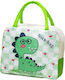 Alista Home Genți De Prânz Izotermice Școlare De Mână 2 Litri Verzi Cu Dinozauri 19x13x23cm