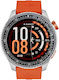 Garett Compass 53mm Αδιάβροχο Smartwatch με Παλ...