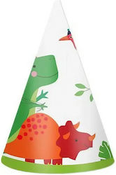 Set 6 Dinosaur Party Hats Alista Home Party Accessories Birthday Theme 19x15 Cm Multicolor