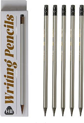 Set 12 Black Pencils Alista Home Hb School Eraser Gray Model 19 Cm