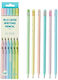 Set 12 Schwarze Bleistifte Alista Home Schulschüler Radiergummi Mehrfarbig Pal Modell Set