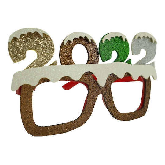 New Year's Eve Party Glasses 2022 Brown Plastic Polyester Alista Home